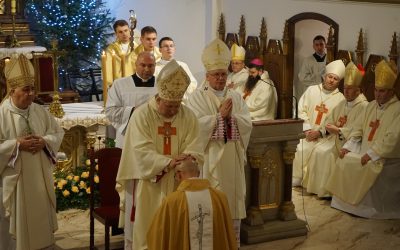 Święcenia biskupie ks. Adriana Galbasa SAC w Ełku
