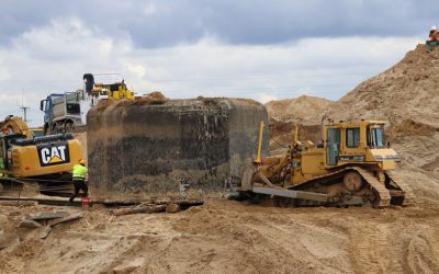 Via Baltica: Drogowcy przesuwają schron z II Wojny Światowej [FOTO]