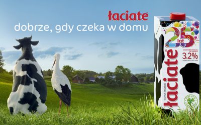 Grajewo: Łaciate w nowej kampanii na 25-lecie najbardziej rozpoznawanej marki mleka w Polsce