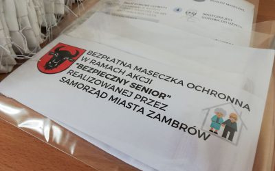 Zambrów: Miasto będzie rozdawać maseczki swoim najstarszym mieszkańcom