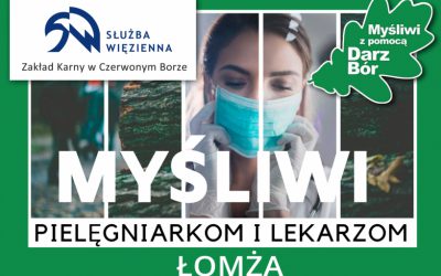 Region. Maseczki od myśliwych trafią do medyków z Łomży