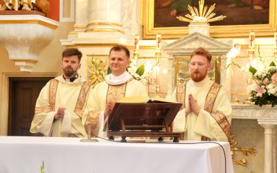Pierwsza msza św. ojca Pawła Gołaszewskiego SJ w rodzinnej parafii w Czyżewie
