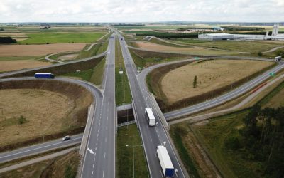 Via Baltica: Powstają kolejne kilometry drogi ekspresowej