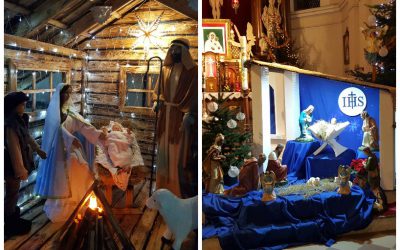 W Sanktuarium Matki Pocieszenia – Panny Małopłockiej są dwie szopki