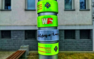 Łomża: Mieszkańcy chętnie odbierają odblaski