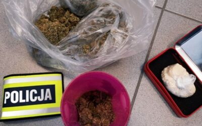 Powiat wysokomazowiecki. Podejrzany o posiadanie narkotyków wpadł w ręce policji