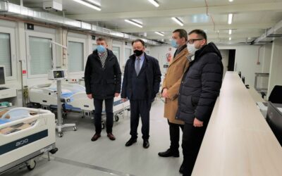 Ostrołęka: Marszałek wizytował szpital tymczasowy