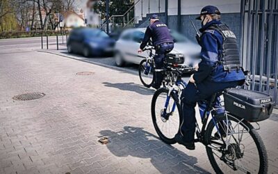 Łomża: Funkcjonariusze na rowerach patrolują miasto