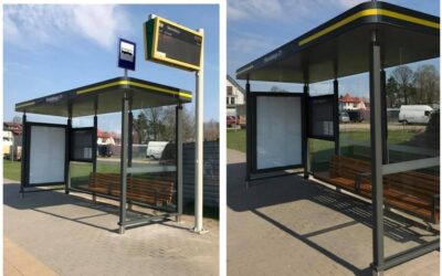 Ostrołęka: Nowe wiaty autobusowe