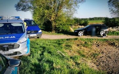 Łomża: Przed policją uciekł w las