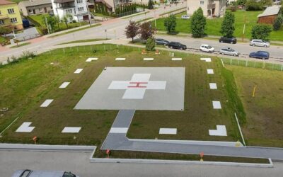 Łapy: Otwarto przyszpitalne lądowisko dla helikopterów