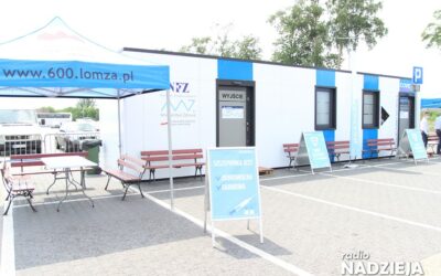 Łomża: Mobilny punkt szczepień stanął przy dworcu
