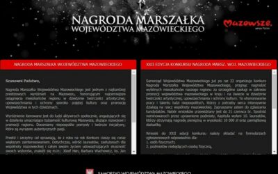 Mazowsze: Zgłoś kandydatów do Nagrody Marszałka