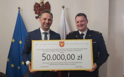Tykocin: Samorząd wsparł PSP w Białymstoku
