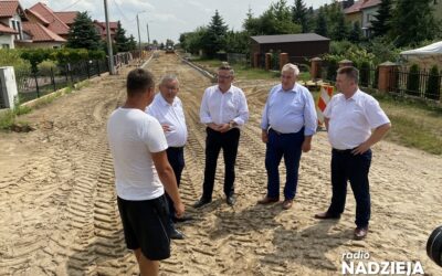 Kolno: Minister Adamczyk wizytował inwestycje drogowe
