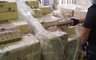 Podlaskie. KAS przechwyciła papierosy o wartości blisko pół miliona złotych