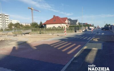Łomża: Kończy się przebudowa ulicy Bursztynowej