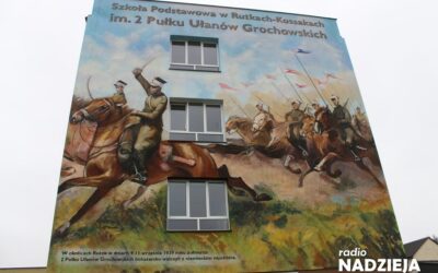 Rutki-Kossaki: Mural upamiętnia 2. Pułk Ułanów Grochowskich