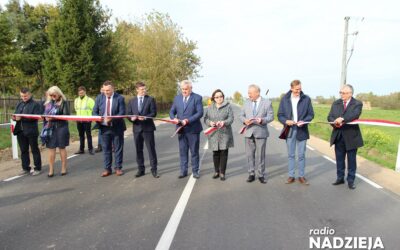 Gmina Radziłów: Nowy, bezpieczny odcinek DW 668 oddany do użytku