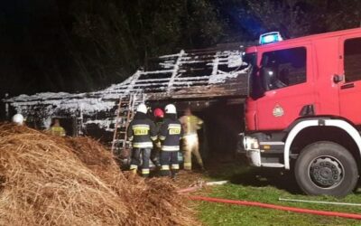 Gmina Miastkowo: Kolejny pożar w m. Łubia. To sprawka podpalacza?
