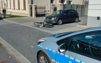 Łomża: Potrącenie rowerzystki na Polowej