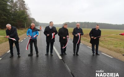 Gmina Sokoły: Fragment DW671 otwarty po remoncie