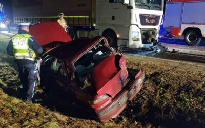 Region: Wypadkowy wieczór. Zdarzenie na DK65 i potrącenie w Łomży