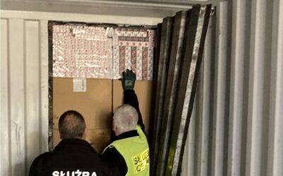Region: Nielegalne papierosy w przerobionym kontenerze