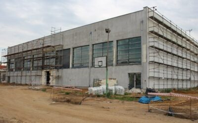 Stawiski: Trwa budowa hali sportowej z prawdziwego zdarzenia