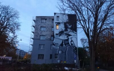 Ostrołęka: Przy ul. Psarskiego pojawił się nowy mural