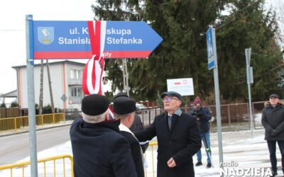 Sokoły: Otwarto ulicę imienia ks. bp Stanisława Stefanka