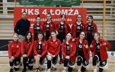 Koszykówka: Kapitalne zwycięstwo koszykarek z UKS 4 Łomża w Mazowieckiej Lidze U14 K