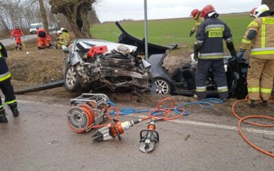 Powiat wysokomazowiecki: Tragiczny finał wczorajszego wypadku na DK66
