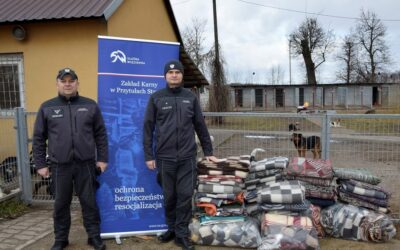 Region: Funkcjonariusze Zakładu Karnego w Przytułach Starych wsparli schronisko dla bezdomnych psów „Arka”