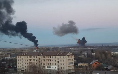 Ukraina: Panika, nie ma paliwa na stacjach paliw i żywności w sklepach