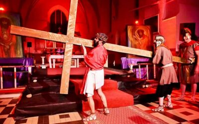 Łomża: Misterium Pasyjne „i widzę niebo otwarte” w Katedrze