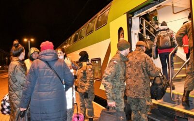 Mazowsze: Pociąg humanitarny przywiózł uchodźców z Ukrainy