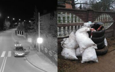 Łomża: Podrzucał swoje śmieci innym. Wpadł dzięki fotopułapce