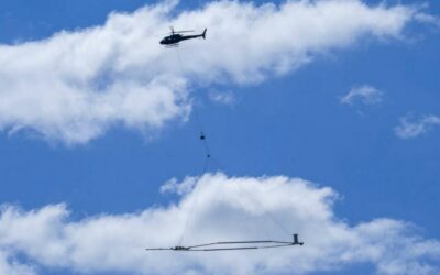 Powiat łomżyński: Helikopter nad Łomżą i okolicą. Wiemy, co robi