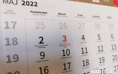 Kalendarz duszpasterski na maj 2022