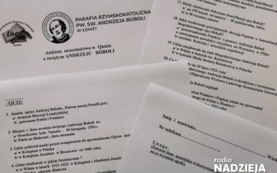 Łomża: Można się zapisywać na quiz o św. Andrzeju Boboli
