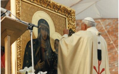 Papież Jan Paweł II w Łomży – Koronacja obrazu Matki Bożej Pięknej Miłości
