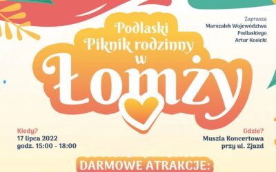 Łomża: Marek Olbryś zaprasza na Podlaski Piknik Rodzinny. Będzie gość specjalny