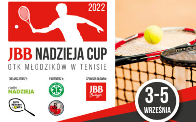 Łomża: 3-dniowy turniej tenisowy JBB Nadzieja Cup 2022 przed nami