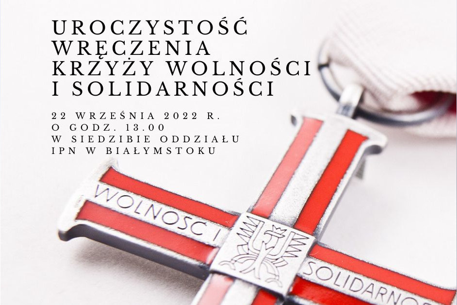Podlaskie: Wręczenie Krzyży Wolności i Solidarności