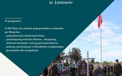 Gmina Kolno: Patriotyczna uroczystość w Janowie