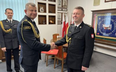 Łomża: Bryg. Adam Kalinowski nowym komendantem łomżyńskiej PSP