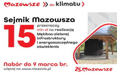 Mazowsze: Druga edycja programu „Mazowsze dla klimatu”