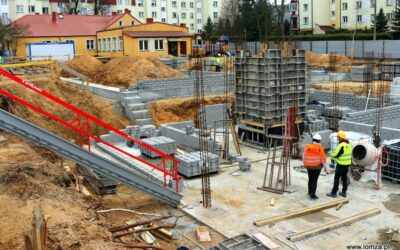 Łomża: Trwa budowa nowej siedziby Przedszkola Publicznego nr 5