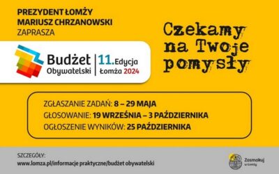 Łomża: Startuje 11. edycja Budżetu Obywatelskiego